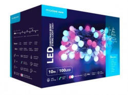Modee Led fényfüzér , beltéri/kültéri , hideg fehér/ pink , cherry , 100 LED , 10 m , IP44 , Modee (ML-C2021)