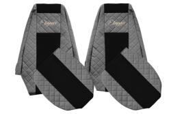  Méretpontos Renault bőr üléshuzat Magnum 2002-2007 Szürke