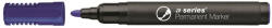 A-Series Alkoholos marker 3mm, kerek végű A-series kék (AS1092) - officefirst