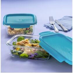 Tupperware Üveg Prémium edény szett 1 L + 1, 5 L