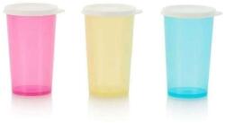 Tupperware Frissítő színes pohár szett 3×330 ml