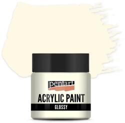Pentart fényes akrilfesték, 50 ml - elefántcsont