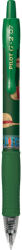 Pilot Zseléstoll 0, 7mm, nyomógombos Pilot G-2 One Piece, írásszín zöld (BL-G2-7-OP-G) - iroda-ellatas