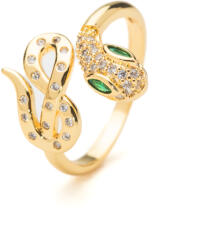 ElectraStore Inel Auriu Reglabil Snake Ring (C4813)