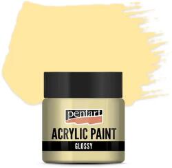 Pentart fényes akrilfesték, 50 ml - tejeskávé