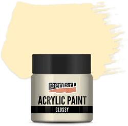 Pentart fényes akrilfesték, 50 ml - bézs
