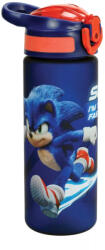  Sonic a sündisznó Totally Faster műanyag matt szívószálas kulacs 600 ml (GIM57254217) - oliviashop