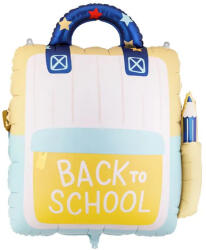 Partydeco Óriás Lufi 32" 52cm, Back To School, Hátizsák (LUFI522499)