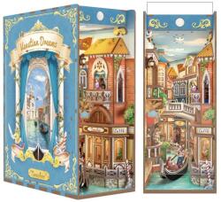 Tonecheer Puzzle 3D, Cotor de carte Venetian Dreams, Tonecheer, lemn, 291 piese
