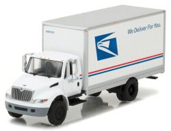 GreenLight Macheta camion International Durastar Box Truck USPS, Truck Series 9, scara 1: 64 Greenlight , 33090B (gl33090B)