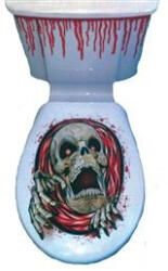 Hobbyplanet Decor pentru vasul de WC , accesoriu inedit Halloween (FF74634)