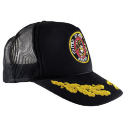 eHobby Sapca barbati US Marine Corps, textil, broderie bleumarin cu auriu si alb, marime universala adulti (FFV218)