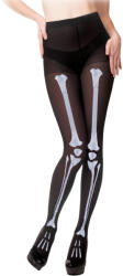 Fashion Dres negru cu model schelet , accesorii Halloween si petreceri tematice, cod 59003 (FF59003)