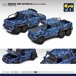ERA CAR Macheta auto Mercedes Benz G63 Amg 6 6 Camuflaj Albastru 1: 64 Era Car (era45)