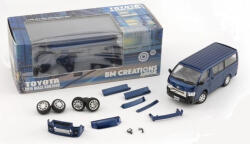BM Creations Macheta Toyota Hiace KDV200V 2015 bleumarin inchis, scara 1: 64 , BM Creations cu accesorii (64B0146)