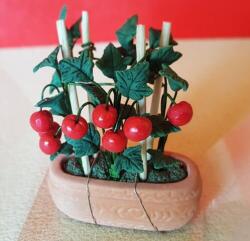 Hobbyplanet Jardiniera cu rosii cherry - miniatura papusi (SA4951)