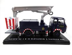 Hachette Macheta Autoutilitara Saviem SG 4 R35 cu Nacela EDF , Neagra, Scara 1: 43 (2841)