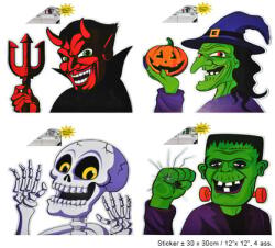 Fashion Decor Fereastra MaE ina Halloween , Autocolante InfricoE atoare pentru Geamuri Auto (FF74525)