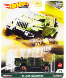 Hot Wheels Masinuta metalica Jeep Gladiator 2020 - Hot Wheels Premium Car Culture Hyper Haulers, scara 1: 64 (2688-fyp86-3)