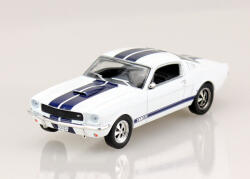 ATLAS Macheta auto Shelby 350GT scara 1: 43 alba cu dungi albastre (954)