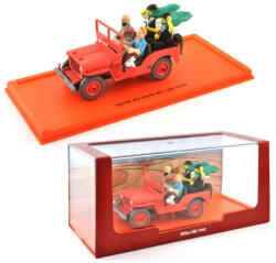 ATLAS Masinuta Willys MB 1943, 48 cu Figurine , Tintin au Pays de l, Or Noir, Scara 1: 43 Atlas (944)