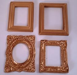 Hobbyplanet Set de 4 rame vintage pentru tablouri - miniaturi papusi 1: 12 (CC75199)