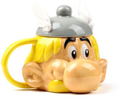 Hobbyplanet Cana mare ceramica 3D cu capac , Cap de Asterix (LMUG21)