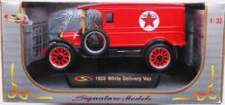 Signature Models Macheta auto White Delivery Van rosie 1920, scara 1: 32, Signature , model de colectie cu usi si capota ce se deschid (sig32322)