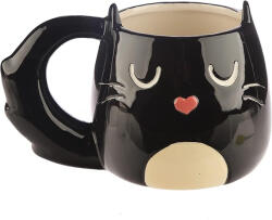 Feline Fine Cana mare Feline Fine Black Cat in forma de pisica (SMUG179)