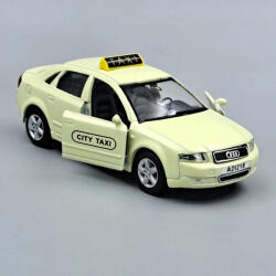 Welly Macheta Audi A4 City Taxi Berlin crem, scara 1: 38 , Taxiuri din toata lumea (TaxiA4)