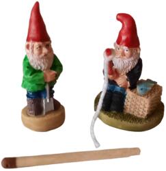 Hobbyplanet Pitici de gradina - set 2 figurine in miniatura pentru casute de papusi (CC75316)