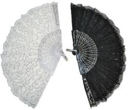 Fashion Evantai din dantela alb - Cod 62432 (62432A)