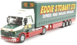 ATLAS Macheta Camion remorca cu prelata Scania T Kerry Jane, H777, Eddie Stobart, scara 1 76, Atlas Edition (2708)