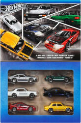 Mattel Set 6 Masinute Hot Wheels S Silver Japan Style , Scara 1: 64 (JBY77)