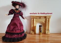 Hobbyplanet Semineu consola in stil Baroc crem - miniatura papusi colectionari (CC30427)
