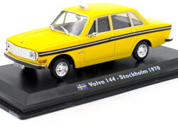 ATLAS Macheta Taxi Volvo 144 Stockholm 1970, scara 1: 43, galben-negru, Atlas (2865)