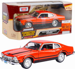 Motormax Macheta Auto Ford Maverick Grabber 1974 , Portocaliu cu Dungi Negre, Scara 1: 24 Motormax (73332O)
