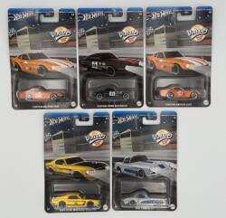 Mattel Set 5 Masinute Metalice Hot Wheels Vintage Racing Club , Scara 1: 64 -varianta B (HRT81-B)