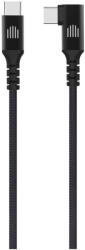 Dviced Angled Braided cable USB-C to USB-C, 1, 25m - black (DV120016)