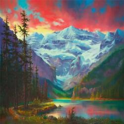NORIMPEX - Puzzle Tablou Diamant: Apus de soare în munți 30x40cm - 1 - 39 piese