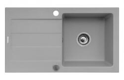 Pyramis Set Chiuveta Si Baterie Pyramis Pyragranite Delos 76*44 1b1d Grey & Tap Lungo 070086902 (pyragranite Delos 76*44 1b1d Grey & Tap Lungo 070086902) Chiuveta