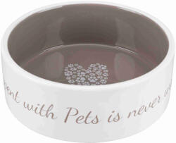 TRIXIE Castron Ceramic, Pet s Home, 0.8 l 16 cm, Crem Taupe, 25054
