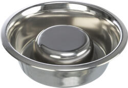 TRIXIE Castron Inox Pentru Hranire Lenta, 0.6 l 17 cm 25250