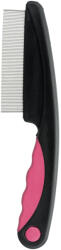 TRIXIE Pieptene Pentru Indepartare Purici Praf, 15 cm, Roz Negru, 23120