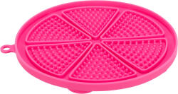 TRIXIE Farfurie Pentru Hranire Lenta, Lick n Snack, Cu Ventuze, Silicon, 18 cm, Roz, 34981