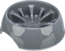 TRIXIE Castron Plastic Hranire Lenta, 0.8 l 20 cm, Diferite Culori, 25027