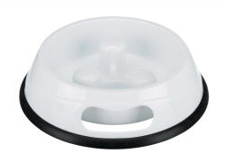 TRIXIE Castron Plastic Pentru Hranire Lenta 0.45 l 20 cm, Diverse Culori, 25031