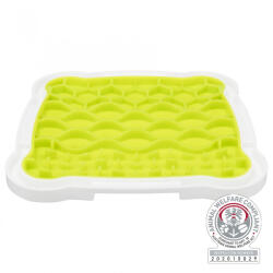 TRIXIE Farfurie Pentru Hranire Lenta, Licka, , n Snack, 20x20 cm, Lime Alb, 34952