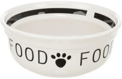 TRIXIE Castron Ceramic, 2.6 l 25 cm, Alb Negru, 24416