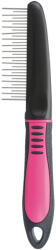 TRIXIE Pieptene Descalcitor Cu Dinti Alternanti, 22 cm, Roz Negru, 23121